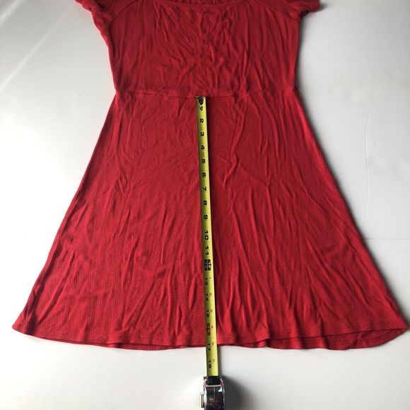 MNG Baisics Dress Ribbed Stretch Knit Scoop Neck Size XS - Picture 5 of 6